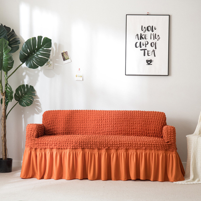 sofaset Bubble lattice all-inclusive sofa cover stretch sofa set sofa cushion