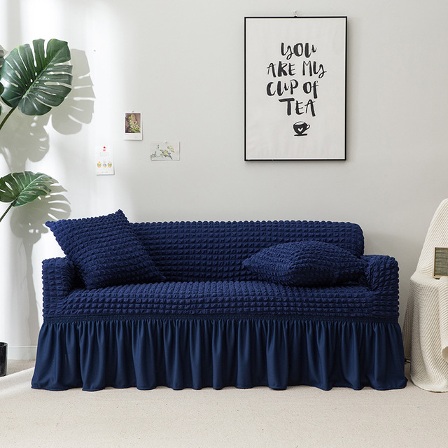 sofaset Bubble lattice all-inclusive sofa cover stretch sofa set sofa cushion