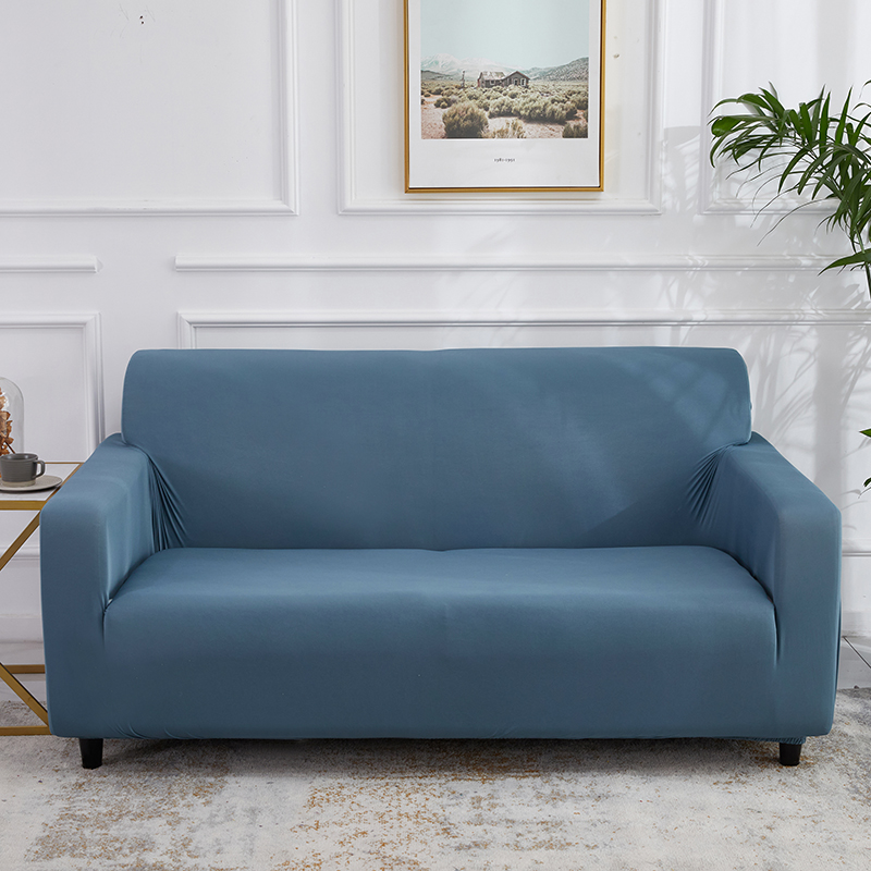 Stretch universal sofa cover 1/2/3/4 seater seasons fabric simple sofa  cover full covers wine red