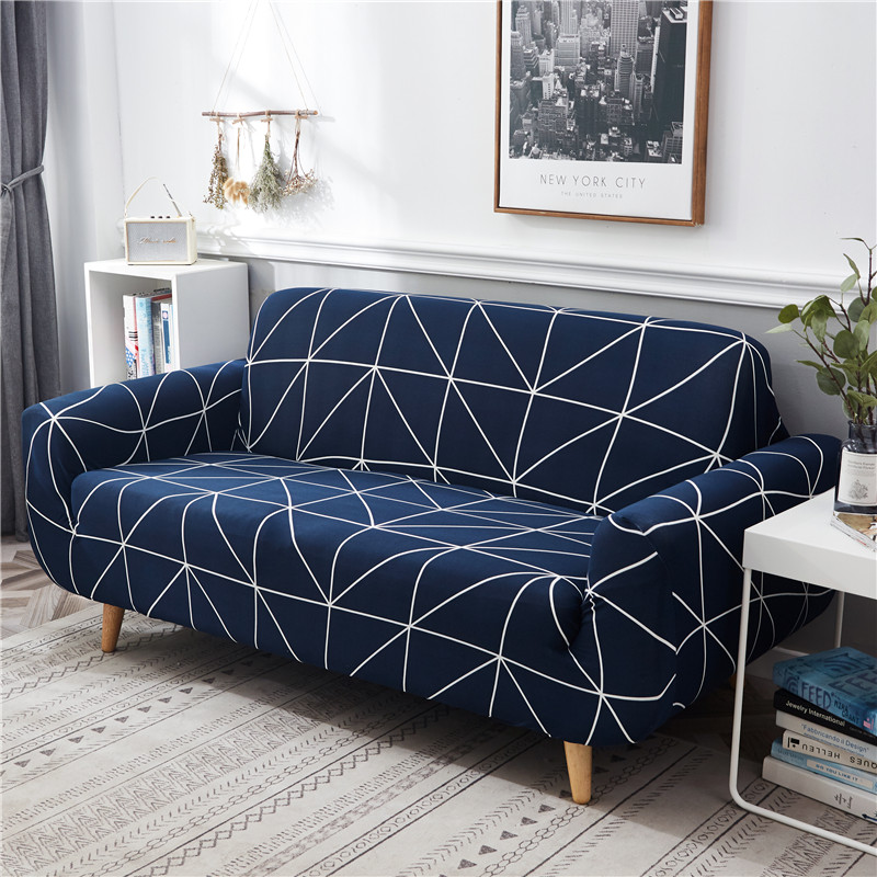 Sofa cover simple stretch fabric sofaset full cover sofa set