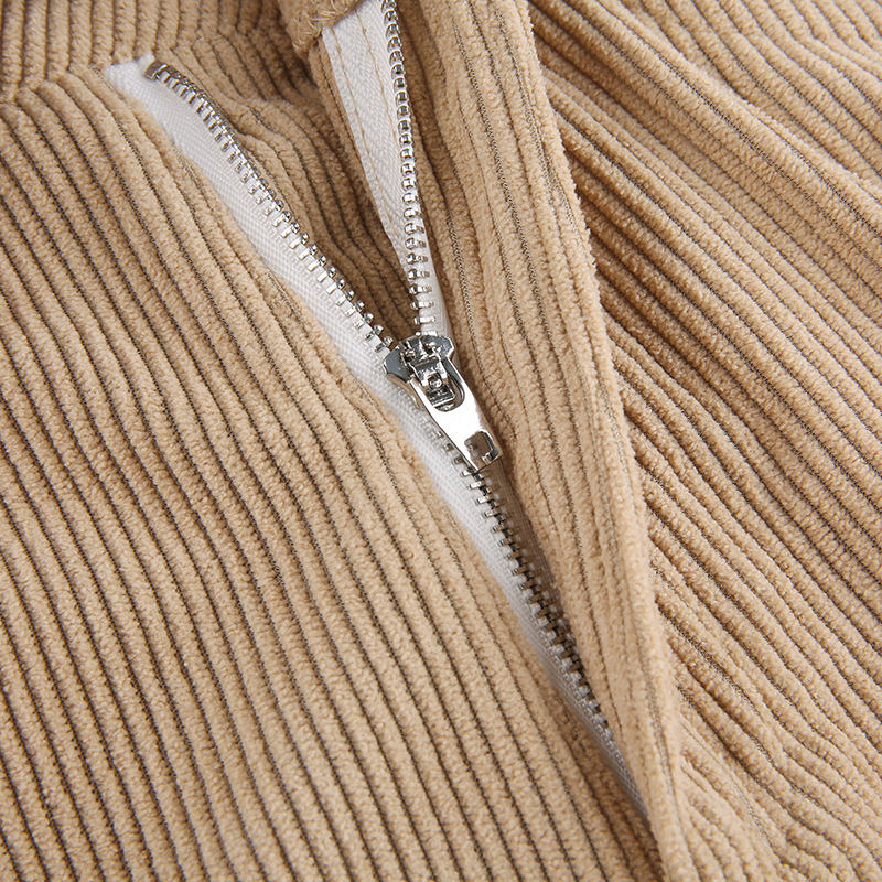 2021 women's trousers autumn corduroy mopping drape wide-leg casual pants