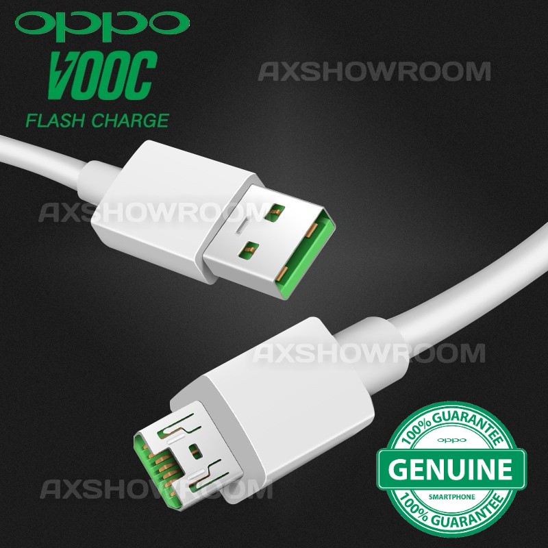 Oppo VOOC USB Cable Super Fast Charge 7 Pin Charging Cord Durable USB Wire - White