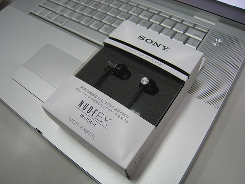Sony MDR -EX85SL NudeEx Earphones Black