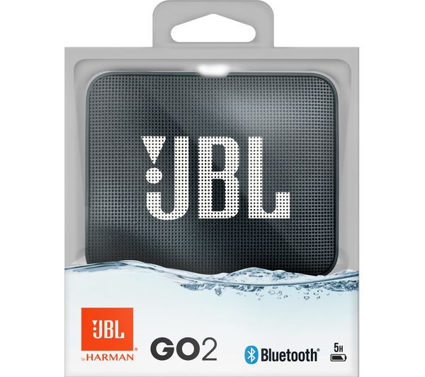 JBL GO2 Wireless Bluetooth Speakers Rechargeable Battery with Mic 3.5mm Audio Port -  Black