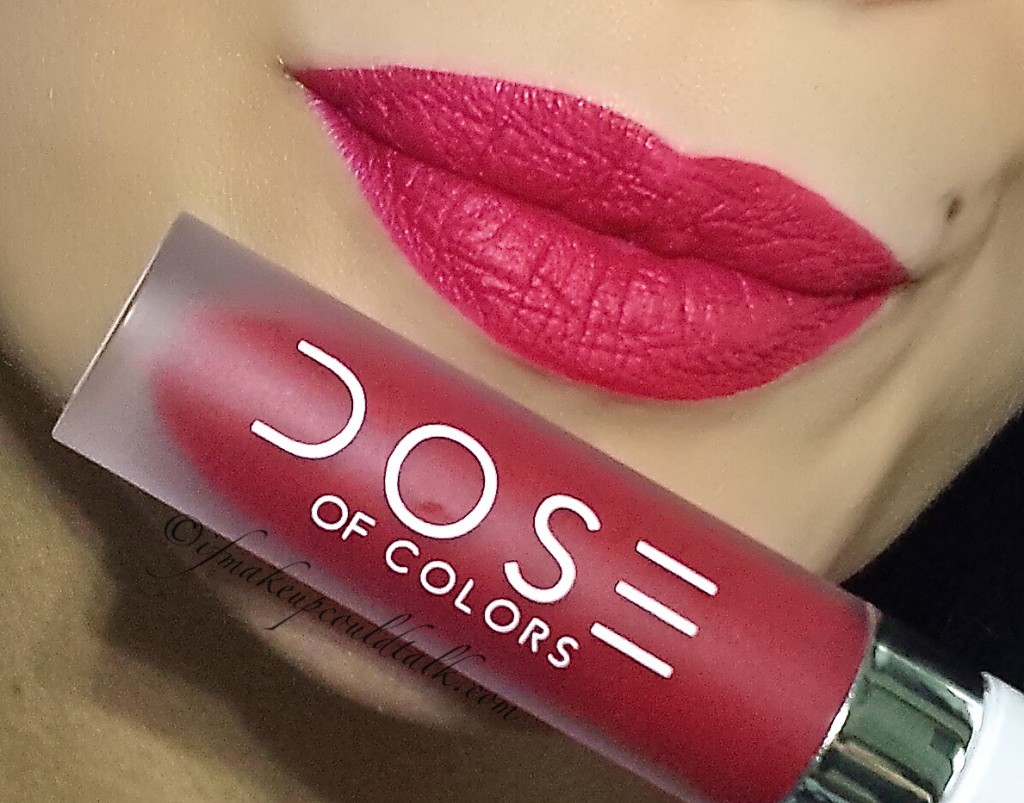 Dose Of Colors Liquid-Matte Lipstick - Red (Kiss-of-Fire) 12