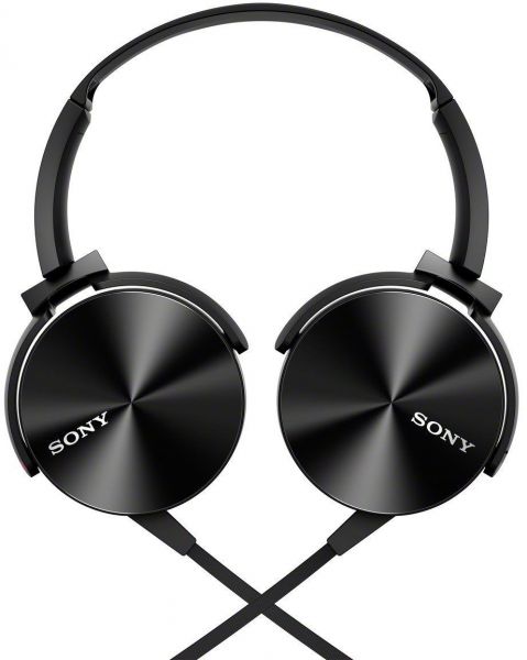 SONY MDR 450AP EXTRA BASS HEADPHONES - BLACK