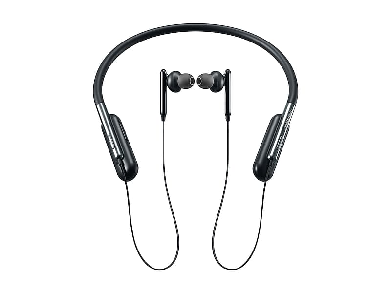 Samsung U Flex Wireless Headphones with Microphone and UHQ Audio - BLACK