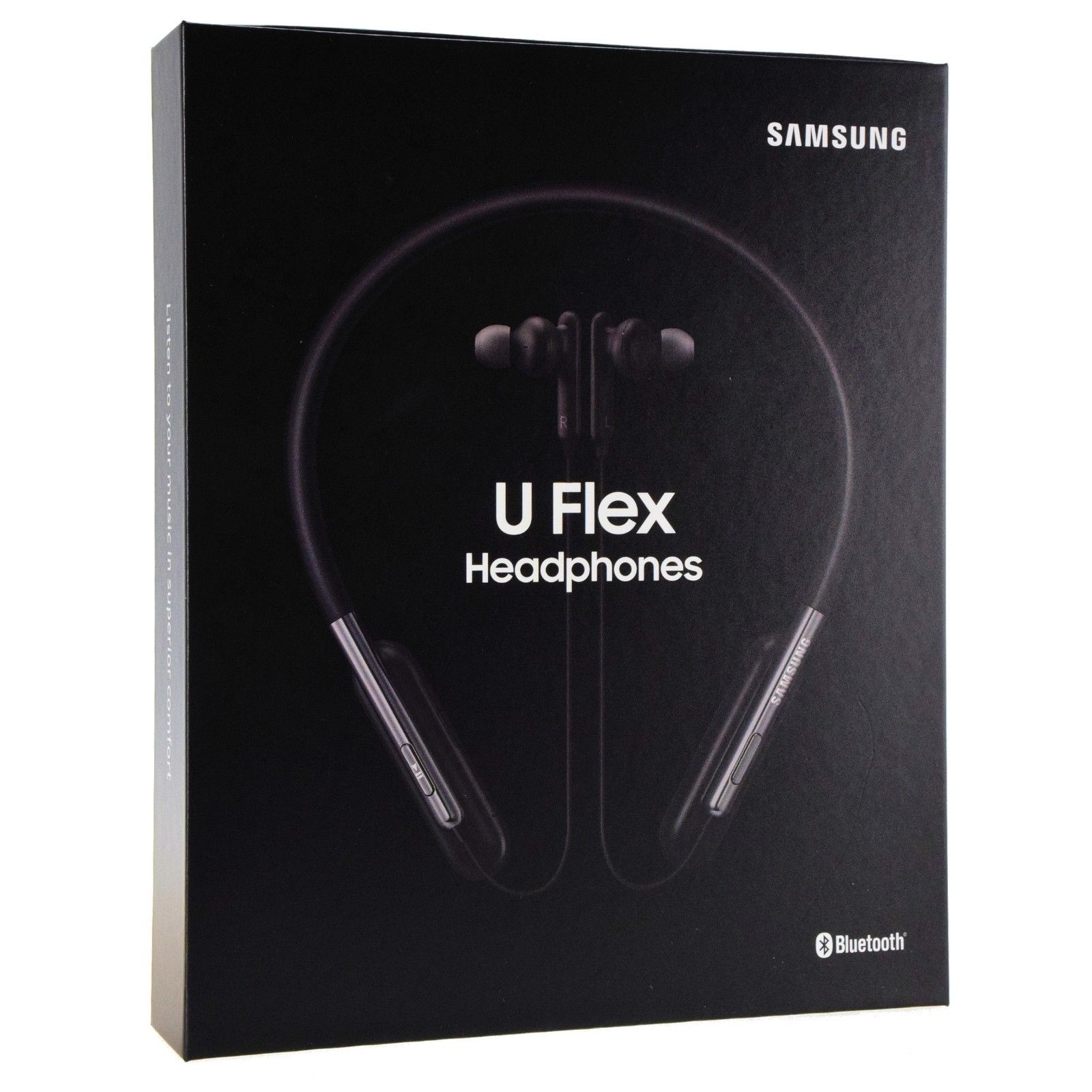 Samsung U Flex Wireless Headphones with Microphone and UHQ Audio - BLACK