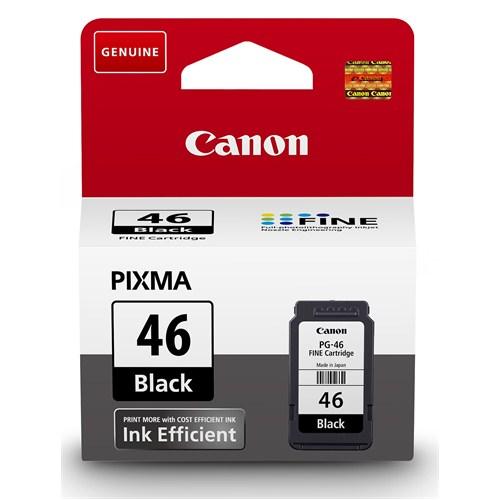 Canon PG-46 Ink Cartridge for PIXMA E404, E464, E484, E474, E414 - Black.