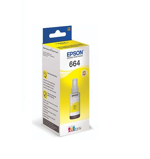 Epson T6644 Yellow Ink Bottle - Yellow.