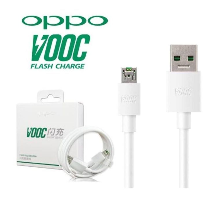 Oppo VOOC USB Cable Super Fast Charge 7 Pin Charging Cord Durable USB Wire - White