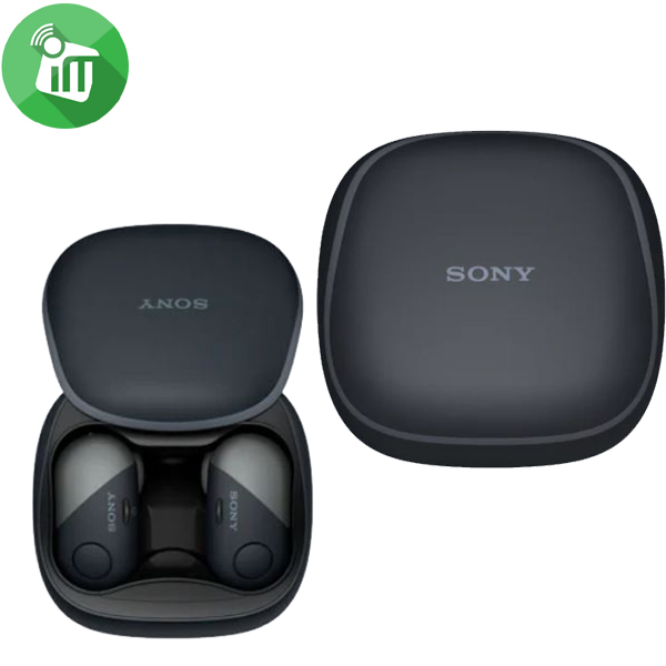 Sony WF-SP700N Wireless Noise Cancelling Headphones - BLACK