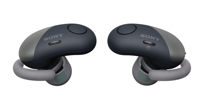 Sony WF-SP700N Wireless Noise Cancelling Headphones - BLACK