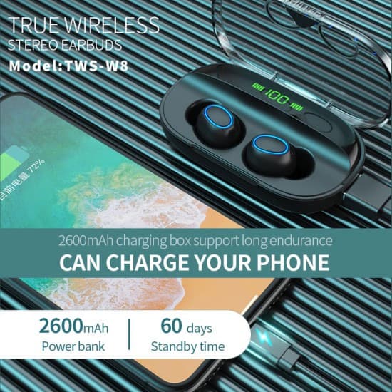 CELEBRAT Yison New Release True Wireless Stereo Headset TWS -W8