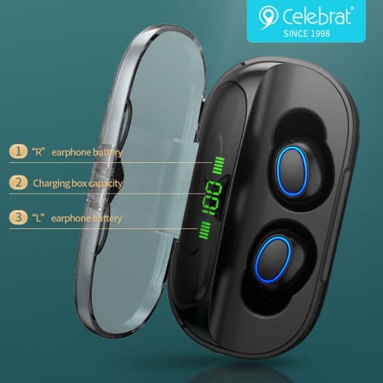 CELEBRAT Yison New Release True Wireless Stereo Headset TWS -W8