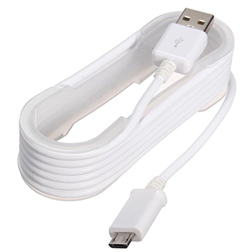 SAMSUNG 15W FAST CAR CHARGER USB MICRO CABLE - WHITE