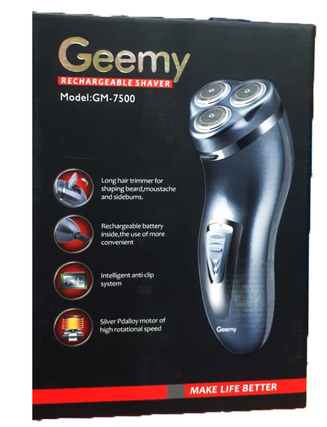 Geemy GM-7500 Rechargeable Beard Trimer And Smoother
