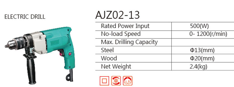DCA AJZ02-13 500W ELECTRIC IMPACT DRILL