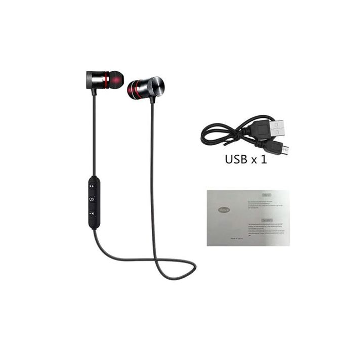 Sports 5.0 Bluetooth Earphone Sports Neckband Magnetic Wireless Earphones Stereo Earbuds