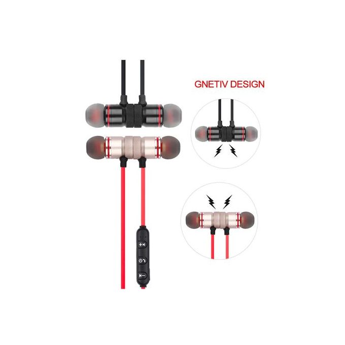 Sports 5.0 Bluetooth Earphone Sports Neckband Magnetic Wireless Earphones Stereo Earbuds