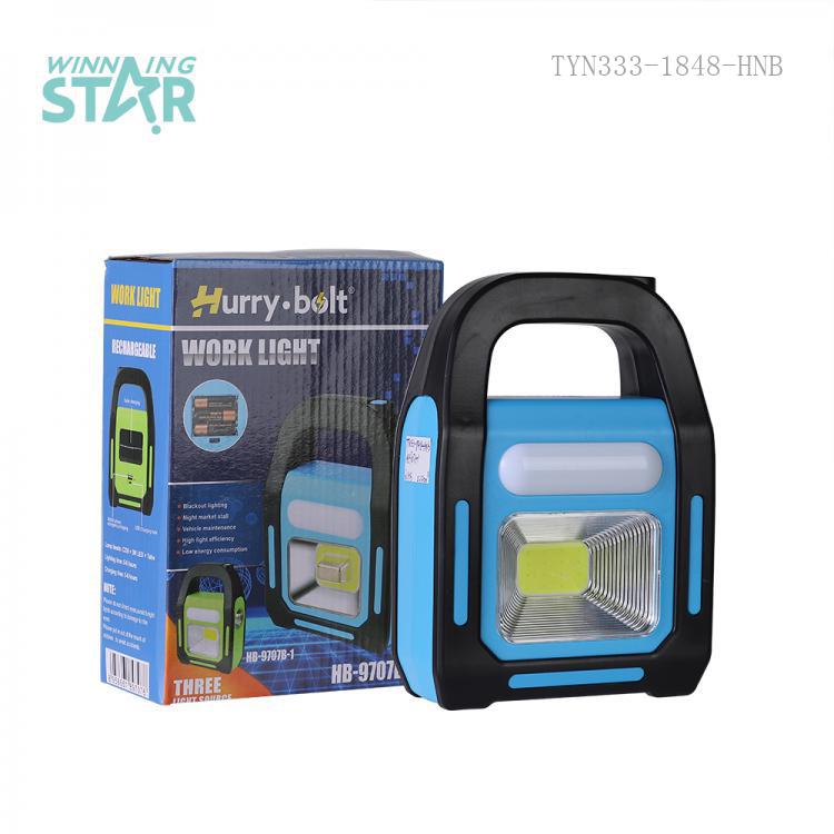 WORK LIGHT FOR OUTDOOR WITH 3 MODES SOLAR LANTERN BLUE