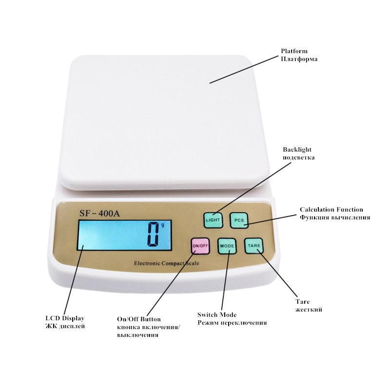 Kitchen Electronic Compact Scale SF 400A