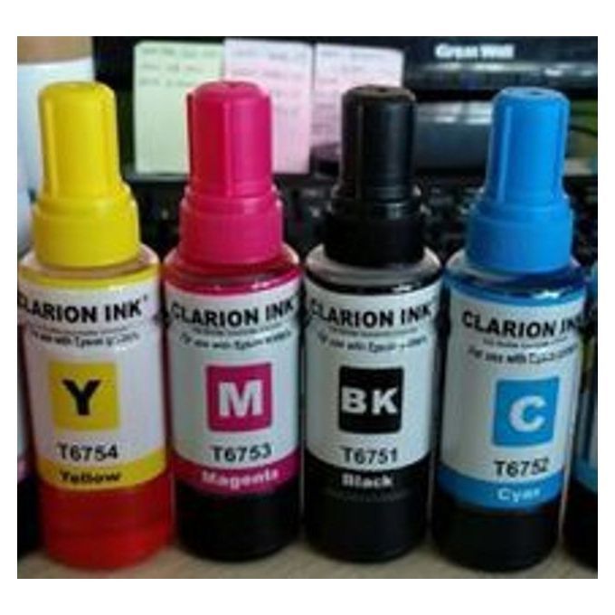 Clarion 4PC/6PC100ML REFILL INK Suitable For EPSON
