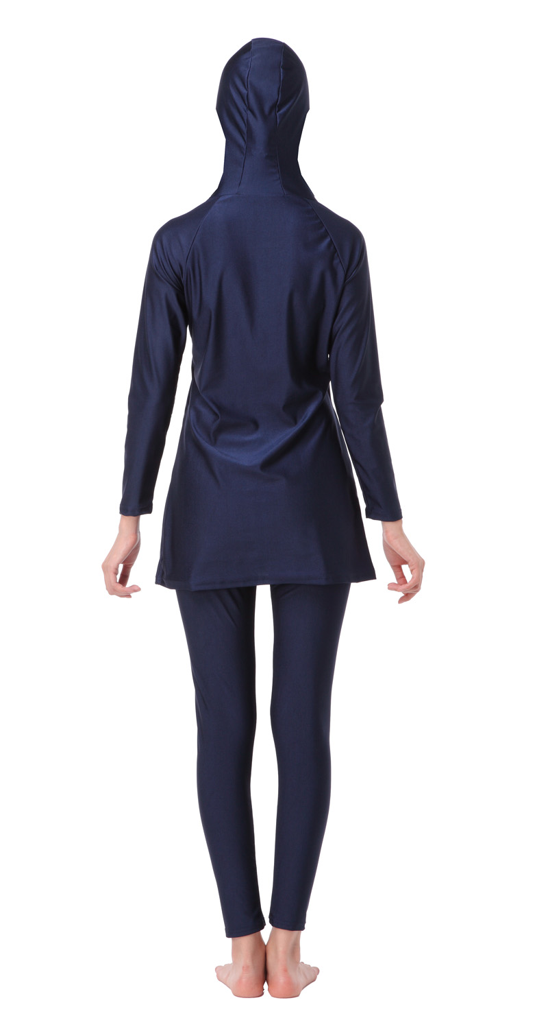 Women&apos;s Muslim swimsuit lady&apos;s A two-piece suit consists of cap and jacket together woman&apos;s swimwear