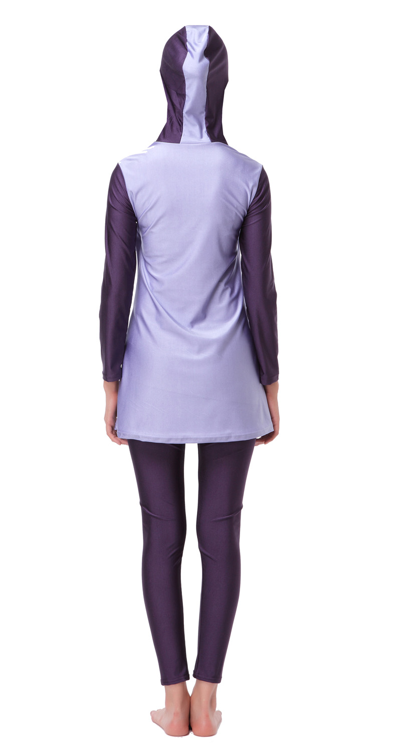 Women&apos;s Muslim swimsuit lady&apos;s A two-piece suit consists of cap and jacket together,pant.