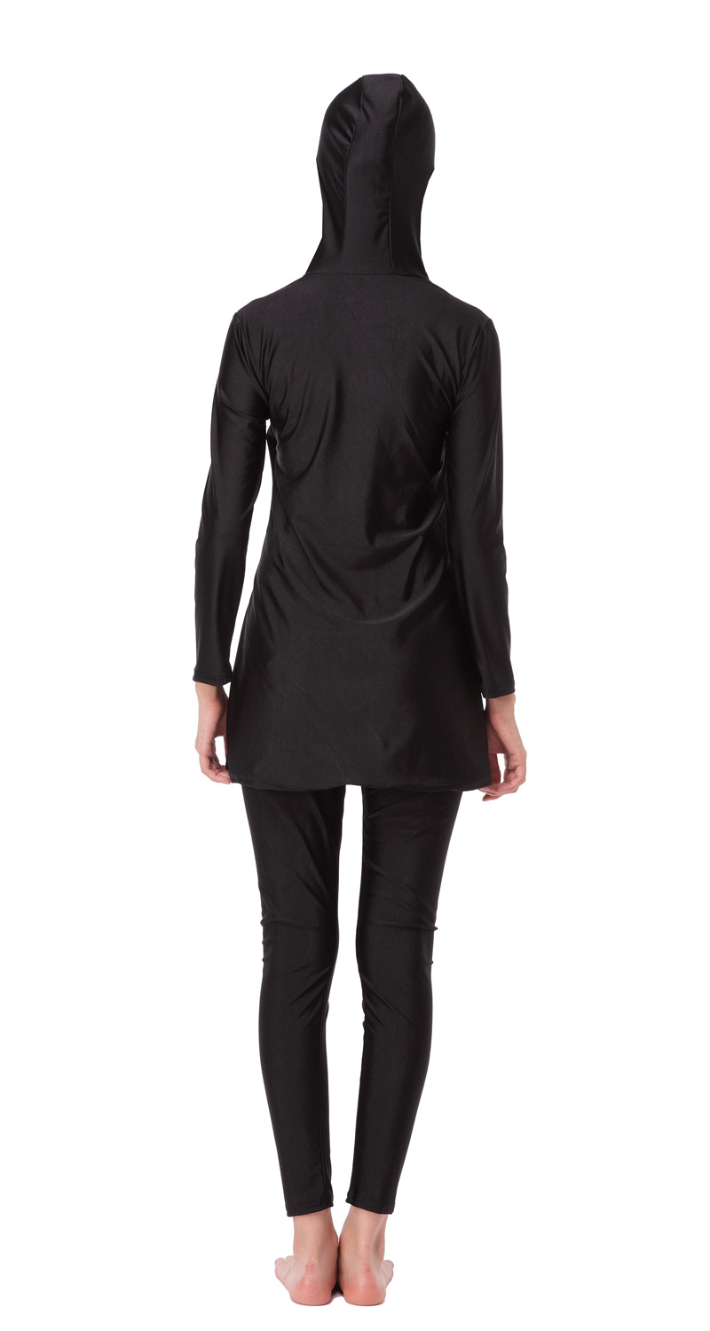 Women&apos;s Muslim swimsuit lady&apos;s A two-piece suit consists of cap and jacket together,pant.