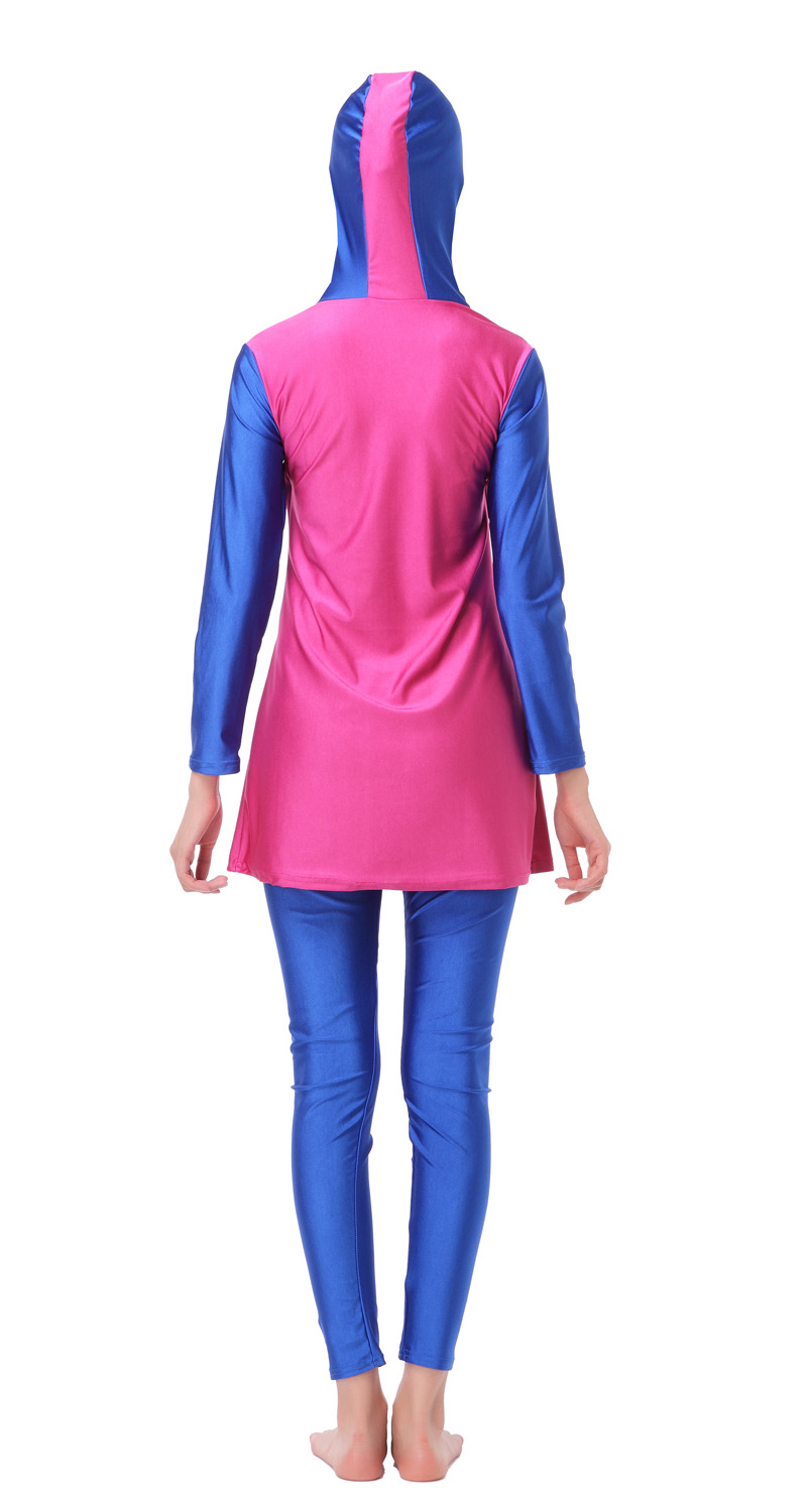 Women&apos;s Muslim swimsuit lady&apos;s A two-piece suit consists of cap and jacket together,pant.