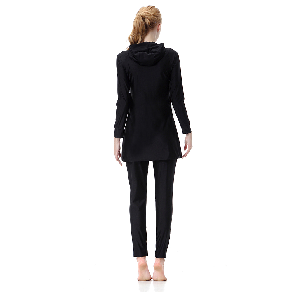 Women&apos;s Islamic Muslim swimsuit lady&apos;s a three-piece suit consists of cap and coat together, pant