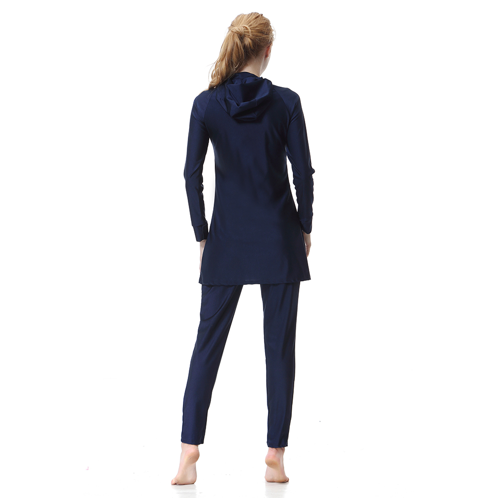 Women&apos;s Islamic Muslim swimsuit lady&apos;s a three-piece suit consists of cap and coat together, pant