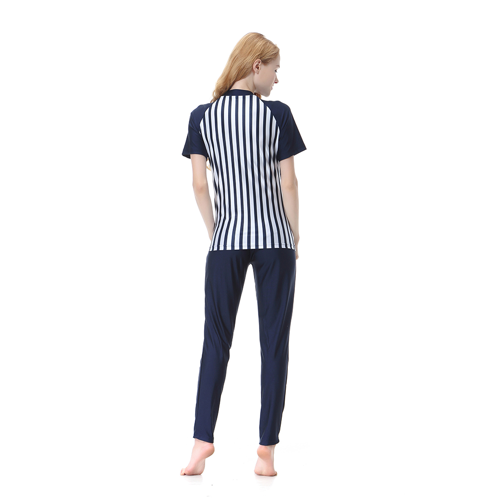 Women's Muslim swimsuit lady's a three-piece suit consists of cap, coat and pant woman's swimwear