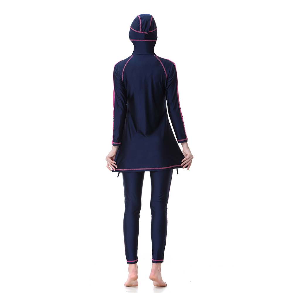 Women&apos;s Islamic Muslim swimsuit lady&apos;s a three-piece suit consists of cap and coat together, pant