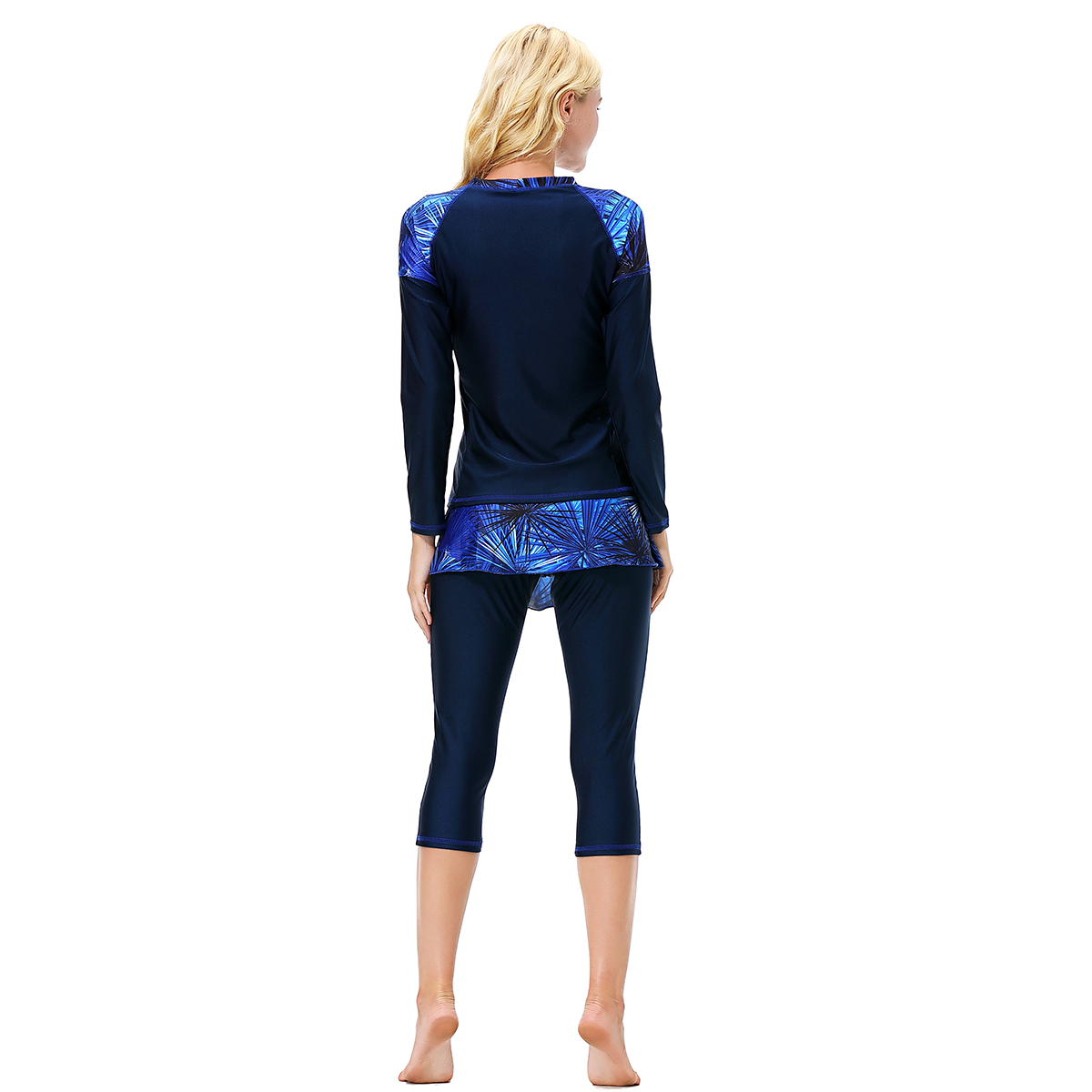 Women&apos;s Islamic clothing Muslim swimsuit lady&apos;s a three-piece suit consists of cap, coat and pant
