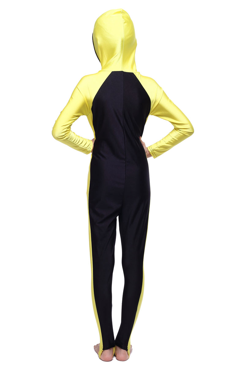 girl&apos;s Islamic Muslim conjoined swimsuit child&apos;s a one-piece suit consists of cap, jacket and pant