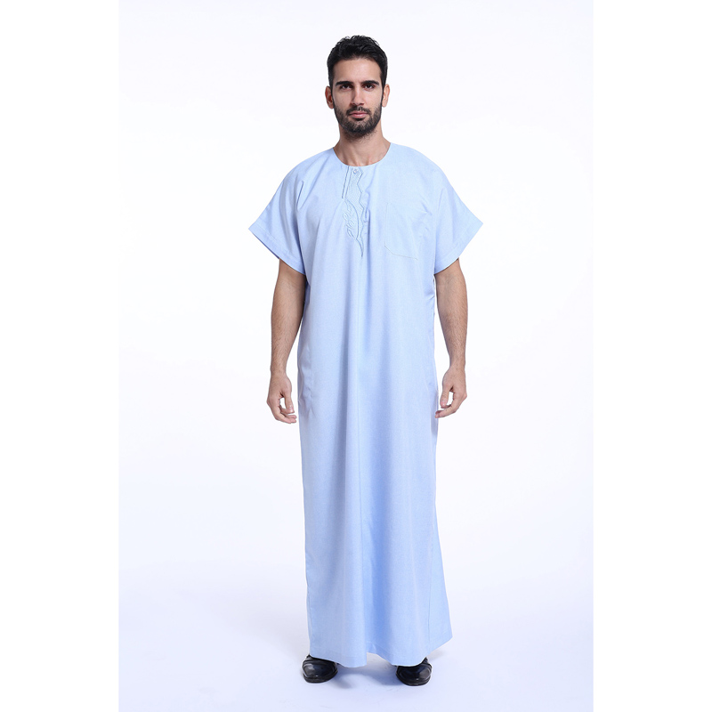 men&apos;s Islamic long shirt Muslim robe Middle East men&apos;s galabia Muslim Arab men&apos;s gown