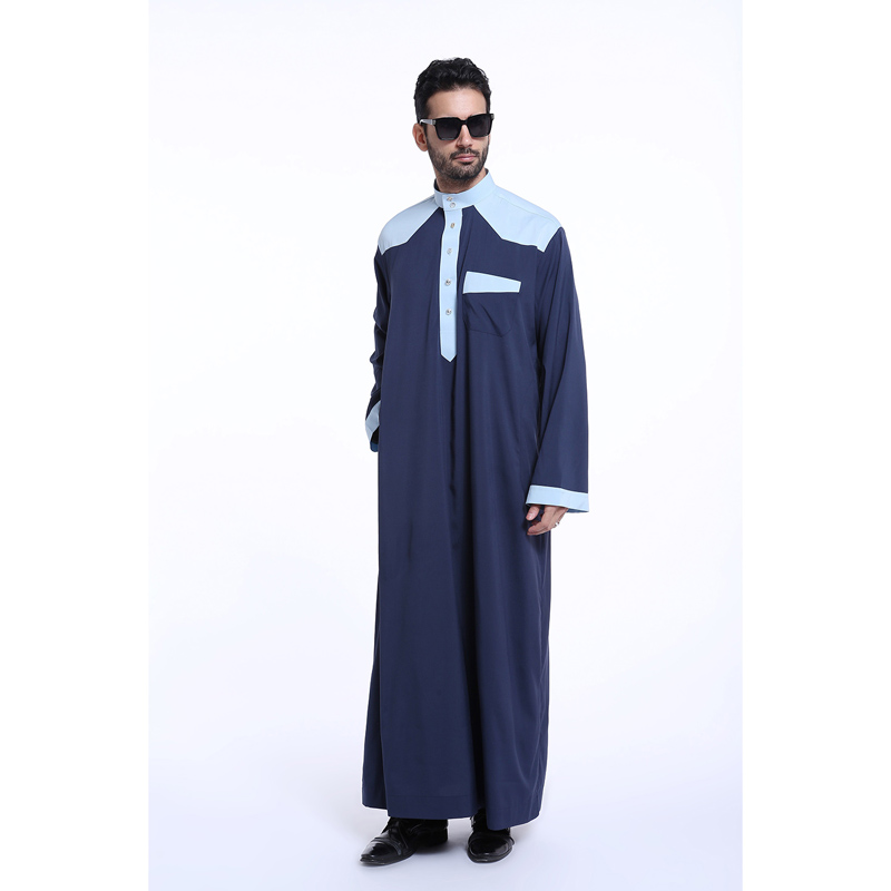 men&apos;s Islamic long shirt Muslim robe Middle East men&apos;s galabia Muslim Arab men&apos;s gown