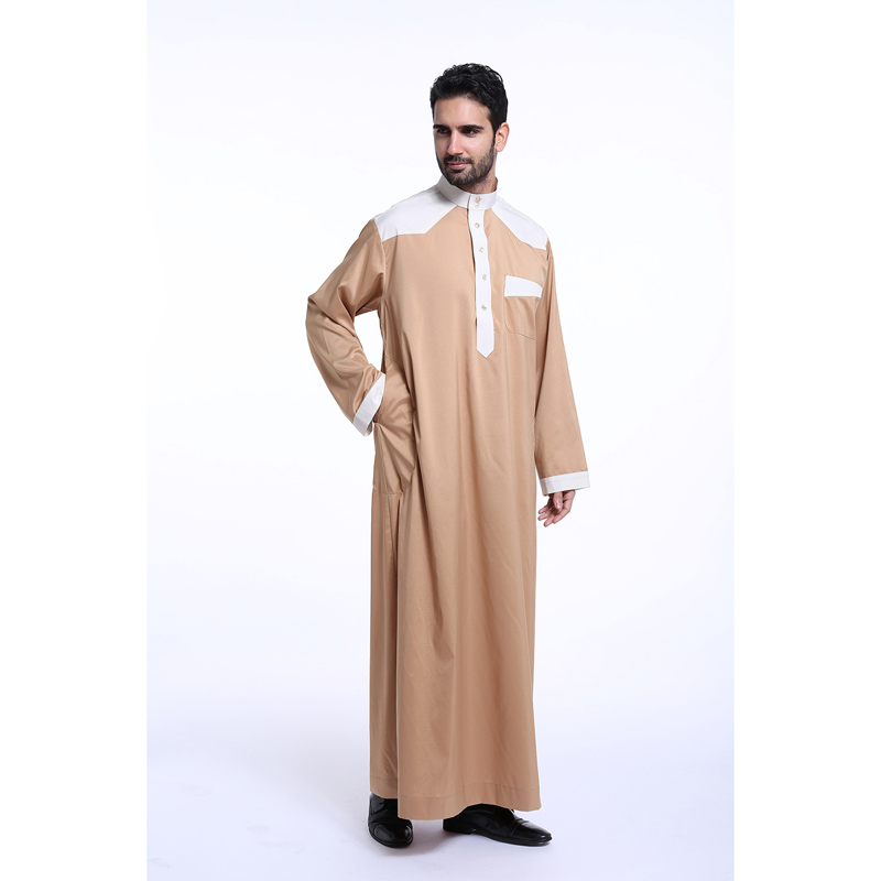 men&apos;s Islamic long shirt Muslim robe Middle East men&apos;s galabia Muslim Arab men&apos;s gown