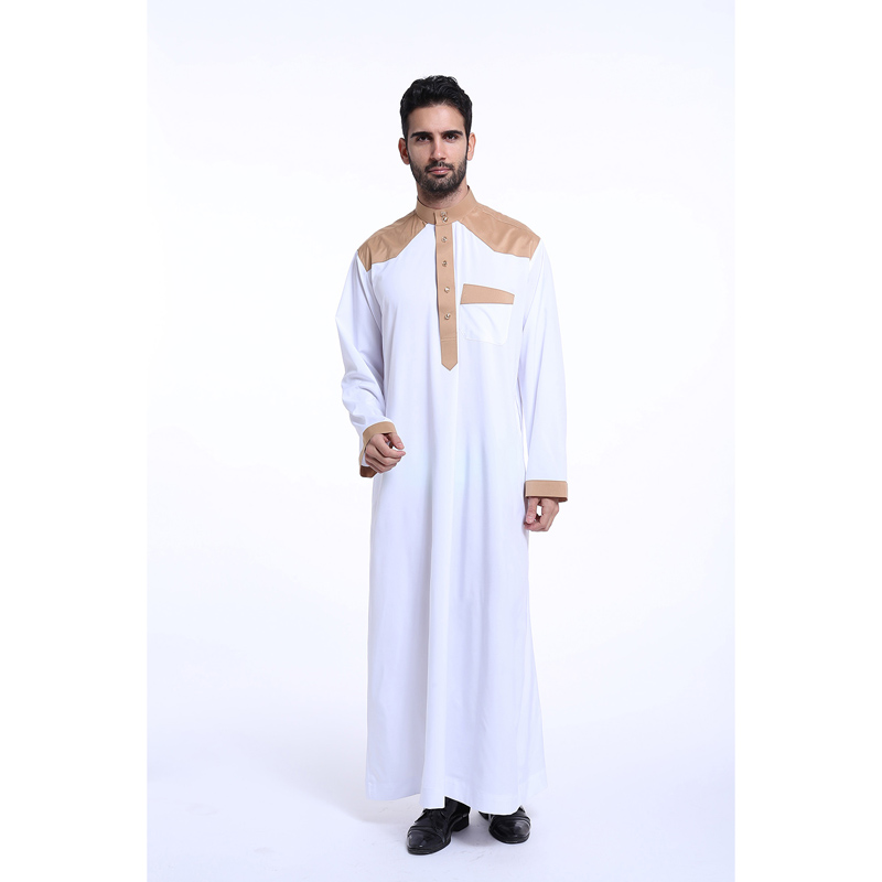men&apos;s Islamic long shirt Muslim robe Middle East men&apos;s galabia Muslim Arab men&apos;s gown