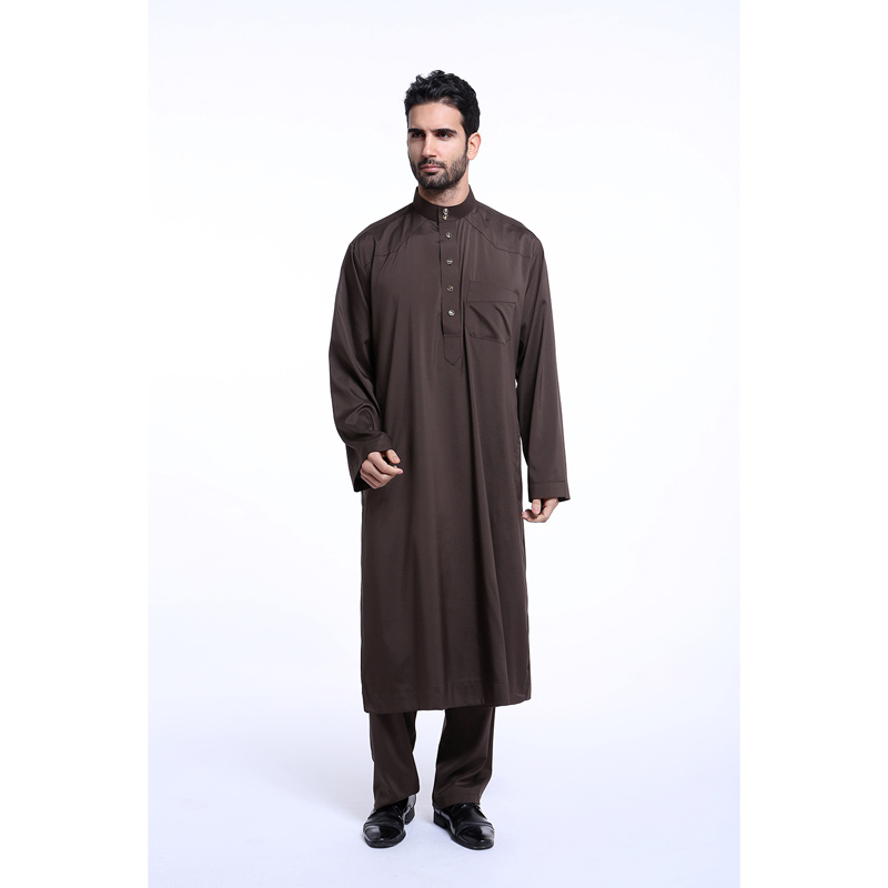 men&apos;s Islamic clothing Muslim robe suit men&apos;s galabia coordinates Muslim Arab men&apos;s two-piece suit