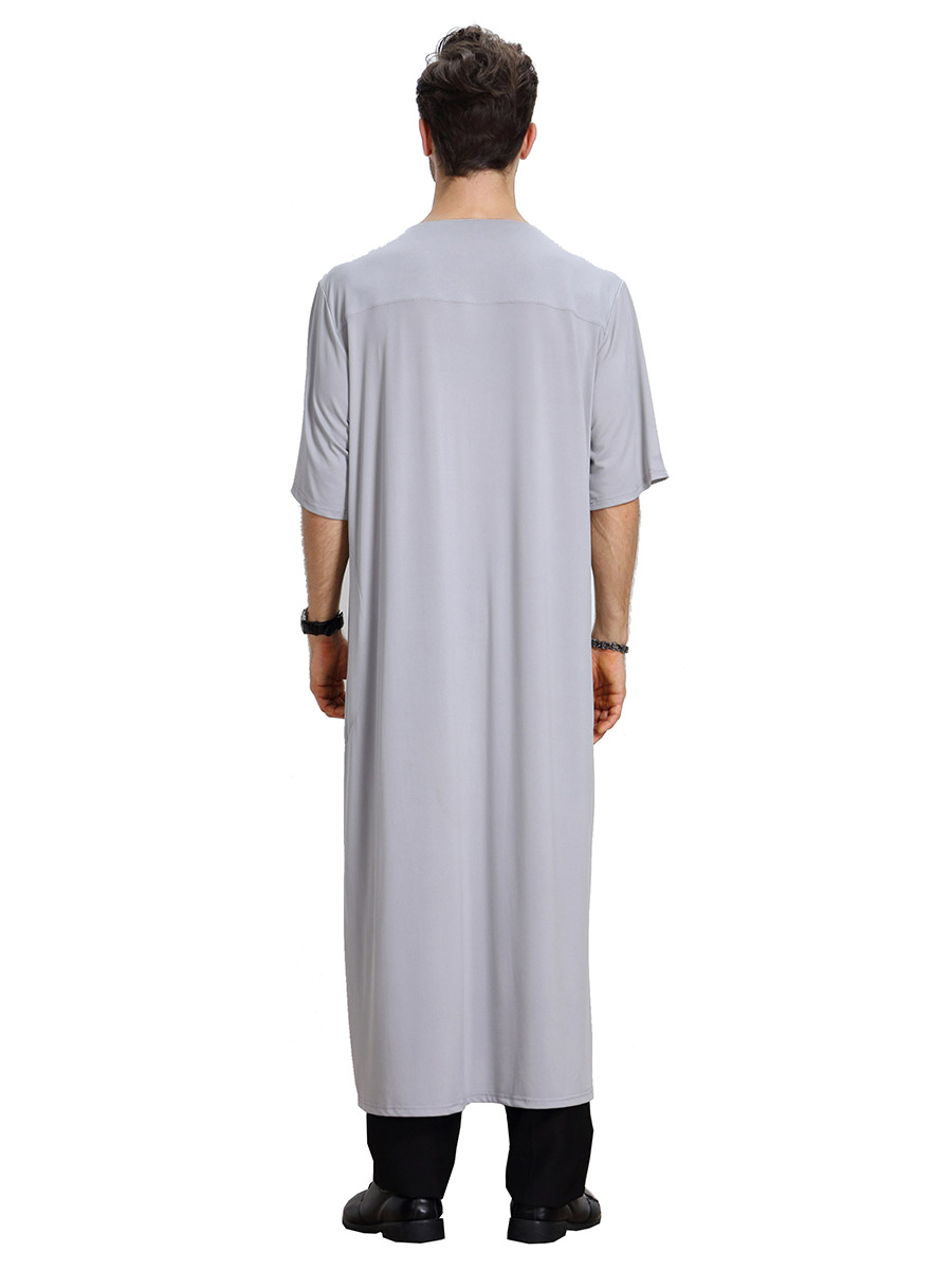 men&apos;s Islamic long shirt Muslim robe Middle East men&apos;s galabia Muslim Arab men&apos;s gown