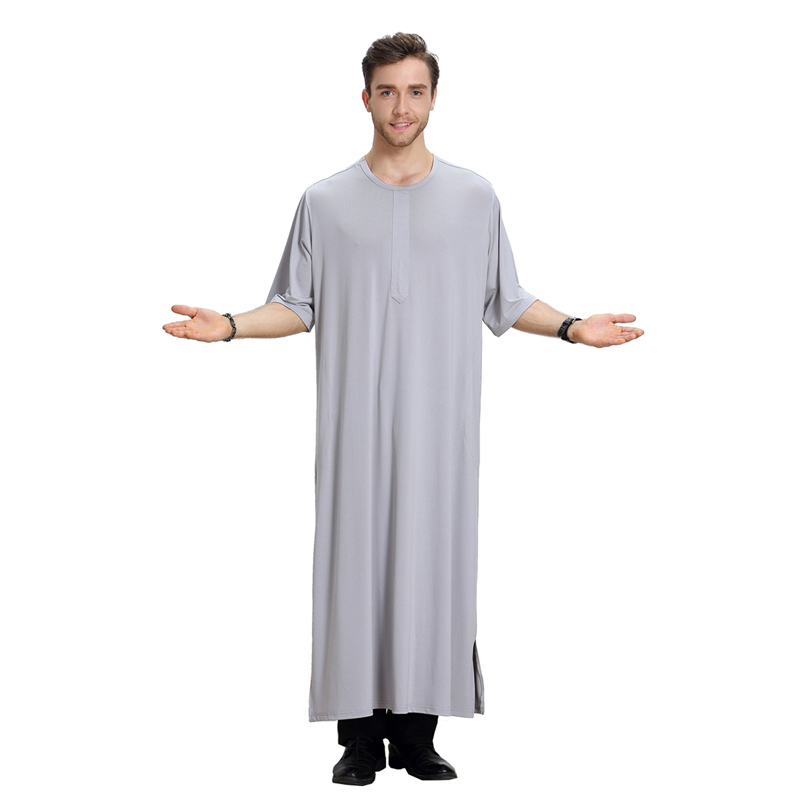 men&apos;s Islamic long shirt Muslim robe Middle East men&apos;s galabia Muslim Arab men&apos;s gown