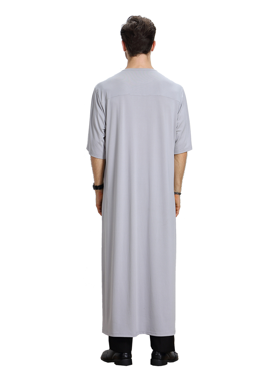 men&apos;s Islamic long shirt Muslim robe Middle East men&apos;s galabia Muslim Arab men&apos;s gown