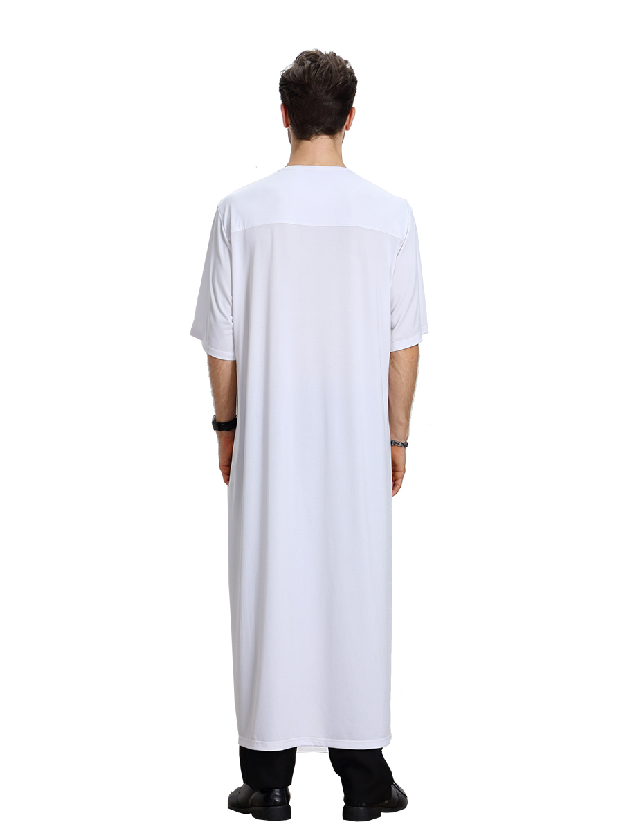 men&apos;s Islamic long shirt Muslim robe Middle East men&apos;s galabia Muslim Arab men&apos;s gown