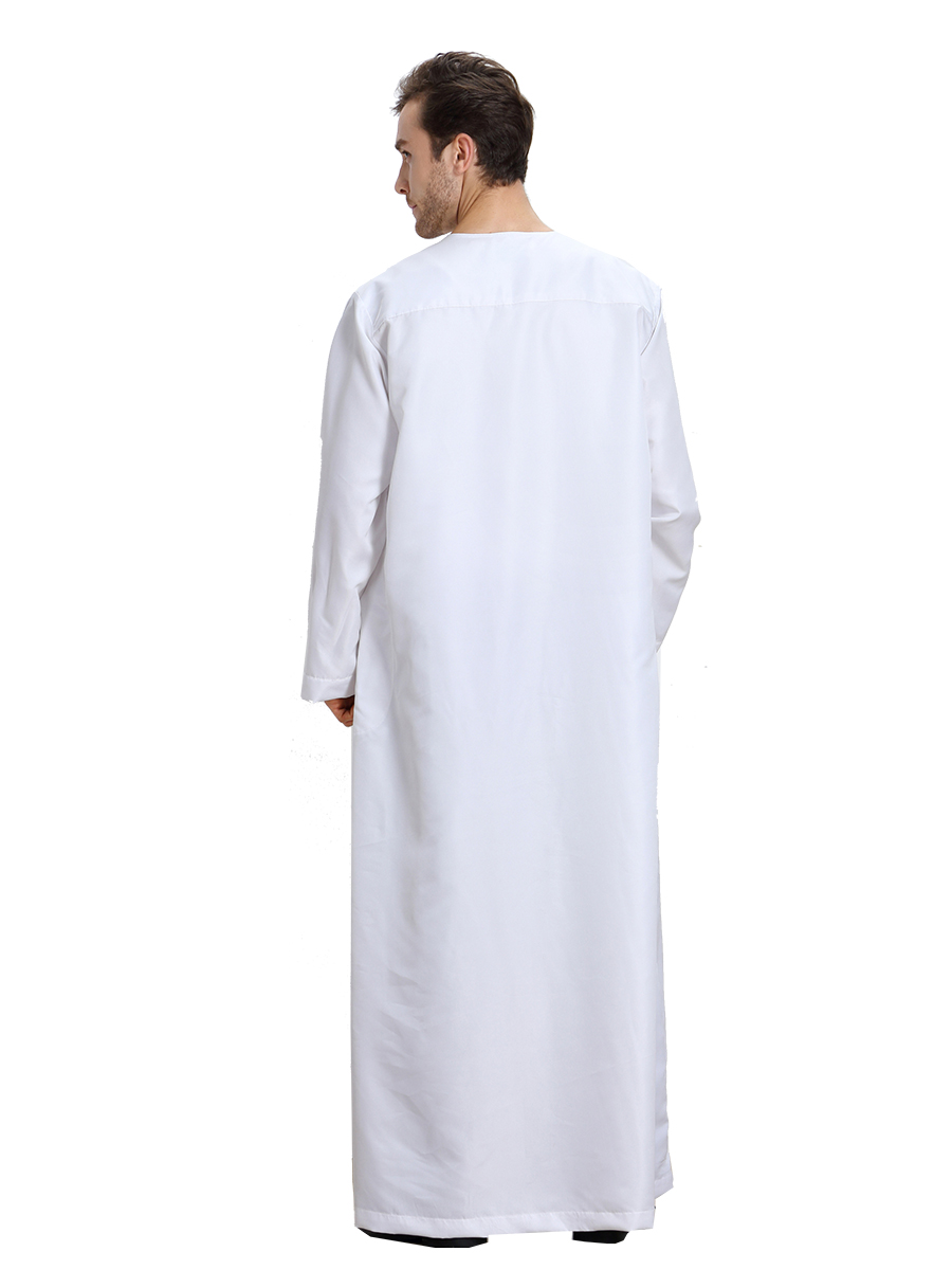 men&apos;s Islamic long shirt Muslim robe Middle East men&apos;s galabia Muslim Arab men&apos;s gown