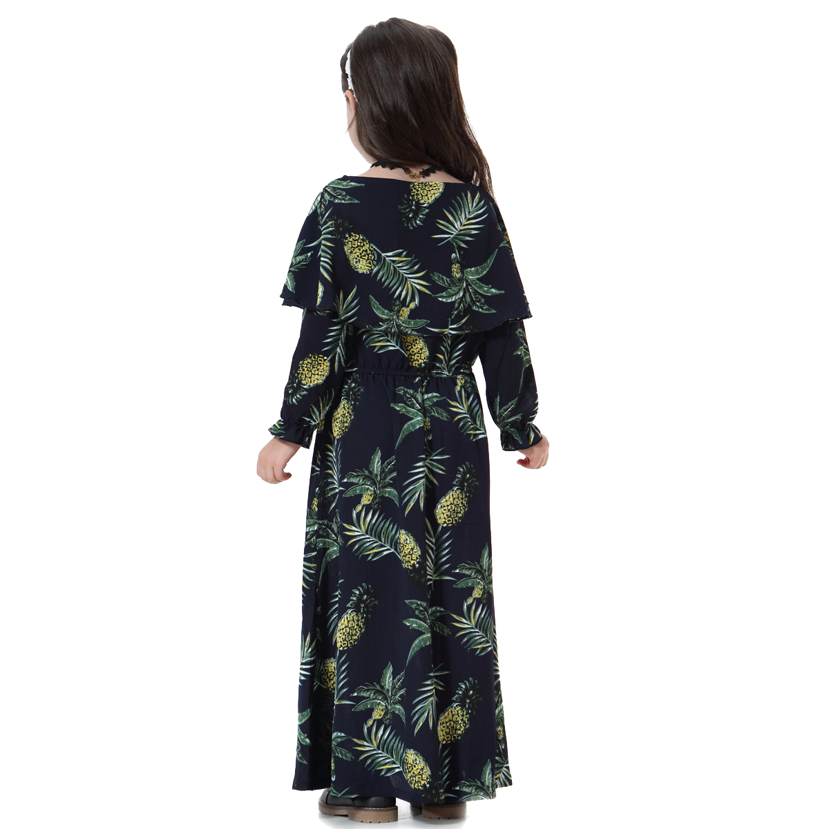 girl&apos;s Islamic clothing Muslim long dress child&apos;s skirt Muslim Arab kid&apos;s gown(YMD TH608)