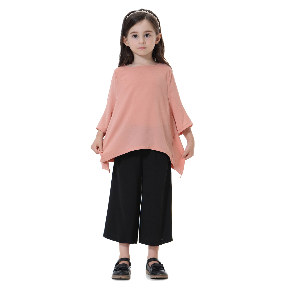 girl's casual trousers suit child's clothing kid's tops and Pants suit(YMD TH611)