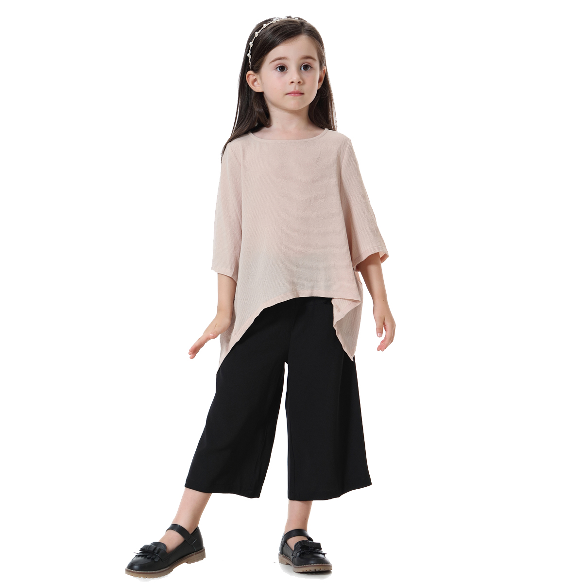 girl's casual trousers suit child's clothing kid's tops and Pants suit(YMD TH611)